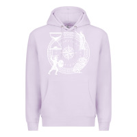 Lilac the four stoic virtues   stoicism Premium Hoodie - linhVisuals