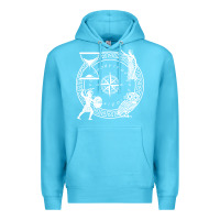 Ocean Blue the four stoic virtues   stoicism Premium Hoodie - linhVisuals