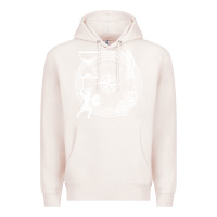 Pale Pink the four stoic virtues   stoicism Premium Hoodie - linhVisuals