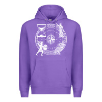 Purple the four stoic virtues   stoicism Premium Hoodie - linhVisuals