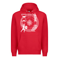 Red the four stoic virtues   stoicism Premium Hoodie - linhVisuals
