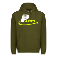 Army Green padel Premium Hoodie - linhVisuals