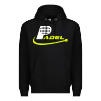 Black padel Premium Hoodie - linhVisuals