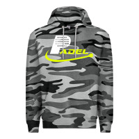 Slate Camo padel Premium Hoodie - linhVisuals