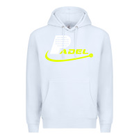 White padel Premium Hoodie - linhVisuals