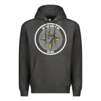 Charcoal Heather five percent nation of islam vintage look design Premium Hoodie - linhVisuals