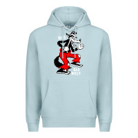 Blue Mist big bad wolf Premium Hoodie - linhVisuals
