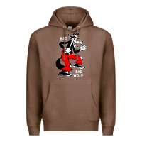 Chestnut big bad wolf Premium Hoodie - linhVisuals