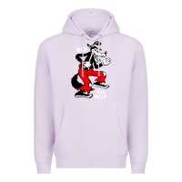 Lilac big bad wolf Premium Hoodie - linhVisuals
