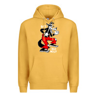 Mustard big bad wolf Premium Hoodie - linhVisuals