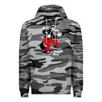 Slate Camo big bad wolf Premium Hoodie - linhVisuals