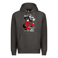 Smoke big bad wolf Premium Hoodie - linhVisuals