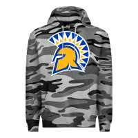 Slate Camo The San Jose Spartans Premium Hoodie - linhVisuals