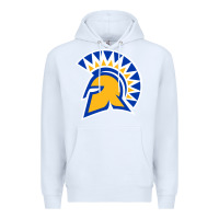 White The San Jose Spartans Premium Hoodie - linhVisuals