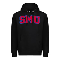 Black The SMU Athletics wordmark Premium Hoodie - linhVisuals