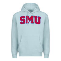 Blue Mist The SMU Athletics wordmark Premium Hoodie - linhVisuals