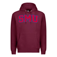 Burgundy The SMU Athletics wordmark Premium Hoodie - linhVisuals