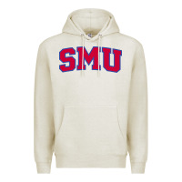 Oatmeal Heather The SMU Athletics wordmark Premium Hoodie - linhVisuals