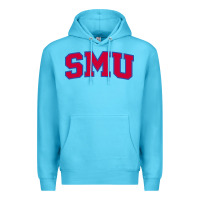 Ocean Blue The SMU Athletics wordmark Premium Hoodie - linhVisuals
