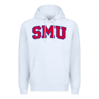 White The SMU Athletics wordmark Premium Hoodie - linhVisuals
