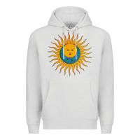 Dove Grey king crimson Premium Hoodie - linhVisuals