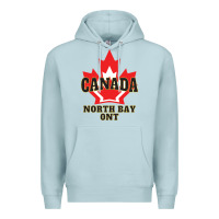 Blue Mist north bay ontario on a cool Premium Hoodie - linhVisuals