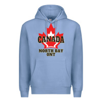 Colony Blue north bay ontario on a cool Premium Hoodie - linhVisuals