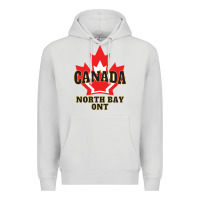 Dove Grey north bay ontario on a cool Premium Hoodie - linhVisuals