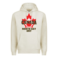 Oatmeal Heather north bay ontario on a cool Premium Hoodie - linhVisuals