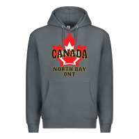 Rock north bay ontario on a cool Premium Hoodie - linhVisuals