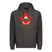 Smoke north bay ontario on a cool Premium Hoodie - linhVisuals