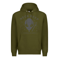 Army Green neck deep clässic Premium Hoodie - linhVisuals