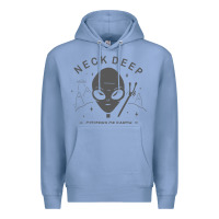 Colony Blue neck deep clässic Premium Hoodie - linhVisuals