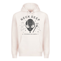 Pale Pink neck deep clässic Premium Hoodie - linhVisuals