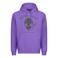 Purple neck deep clässic Premium Hoodie - linhVisuals