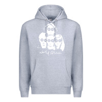 Heather Grey wolf alice  müsïc Premium Hoodie - linhVisuals