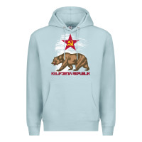 Blue Mist california republic communist kalifornia t shirt Premium Hoodie - linhVisuals