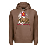 Chestnut california republic communist kalifornia t shirt Premium Hoodie - linhVisuals