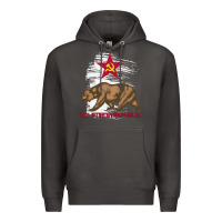 Smoke california republic communist kalifornia t shirt Premium Hoodie - linhVisuals