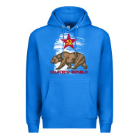 True Royal california republic communist kalifornia t shirt Premium Hoodie - linhVisuals