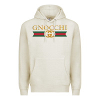 Oatmeal Heather gnocchi Premium Hoodie - linhVisuals