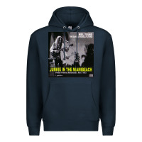 Navy Neil Young Premium Hoodie - linhVisuals