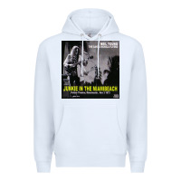 White Neil Young Premium Hoodie - linhVisuals