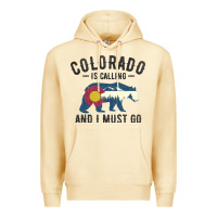 Pina Colada colorado is calling and i must go state flag with wild bear Premium Hoodie - linhVisuals