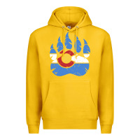 Lemon colorado state flag bear paw print pocket place Premium Hoodie - linhVisuals