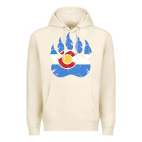 Tofu colorado state flag bear paw print pocket place Premium Hoodie - linhVisuals