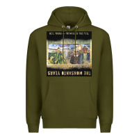 Army Green Neil Young Premium Hoodie - linhVisuals