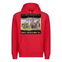 Red Neil Young Premium Hoodie - linhVisuals