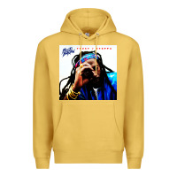 Antique Gold buju banton reggae Premium Hoodie - linhVisuals