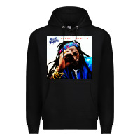 Black buju banton reggae Premium Hoodie - linhVisuals